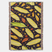 Maïspatroon Oogst Dag Herfst Fleece Deken (Voorkant Verticaal)
