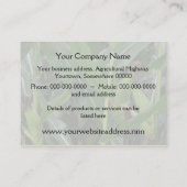 Maïsplanten in een boerderij landschap visitekaartje (Achterkant)