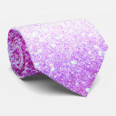 Maisroze Paarse nebula Galaxy Glitter Stropdas (Opgerold)