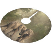 Maissebots in het bos kerstboom rok (Gekanteld)