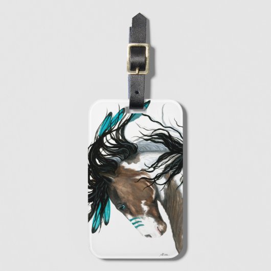 Maissepaard door Bihrle Bagagelabel (Voorkant (verticaal))