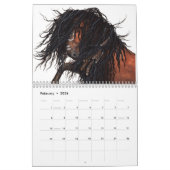 Maissepaarden Kunst door Bihrle Calendar Kalender (Feb 2026)