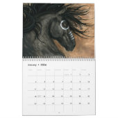 Maissepaarden Kunst door Bihrle Calendar Kalender (Jan 2026)
