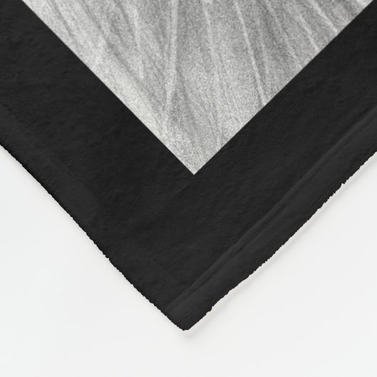 Maisthuis - Lion Black en White Digital Artwork Fleece Deken (Hoek)