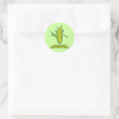 maïsvoer ronde sticker (Tas)