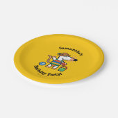 Maisy bij de Beach Birthday Papieren Bordje (Gekanteld)