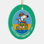 Maisy bij de Beach Keramisch Ornament (Rechts)