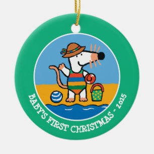 Maisy bij de Beach Keramisch Ornament