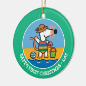 Maisy bij de Beach Keramisch Ornament (Links)