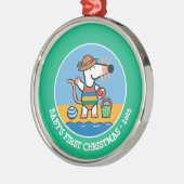 Maisy bij de Beach Metalen Ornament (Links)
