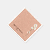 maisy bouquet op stippen luiers servet (Hoek)