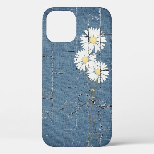 maisy bouquet over blue denim brick Case-Mate iPhone case (Achterkant)