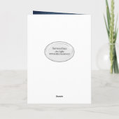 maisy bouquet over blue denim brick kaart (Achterkant)