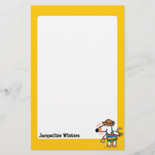 Maisy Collecting Shells bij de strand Briefpapier