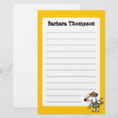 Maisy Collecting Shells bij de strand Briefpapier (Voorkant / Achterkant)