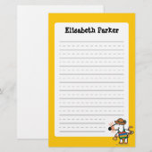 Maisy Collecting Shells bij de strand Briefpapier (Voorkant / Achterkant)