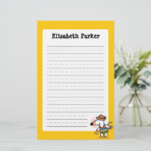 Maisy Collecting Shells bij de strand Briefpapier (Staand voorkant)