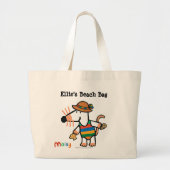 Maisy Collecting Shells bij de strand Grote Tote Bag (Voorkant)