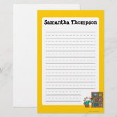 Maisy en boekenplank briefpapier (Voorkant / Achterkant)