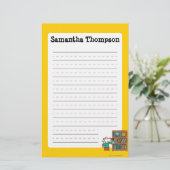 Maisy en boekenplank briefpapier (Staand voorkant)