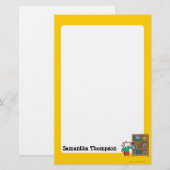 Maisy en boekenplank briefpapier (Voorkant / Achterkant)