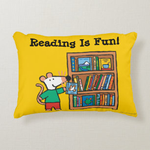 Maisy en boekenplank decoratief kussen