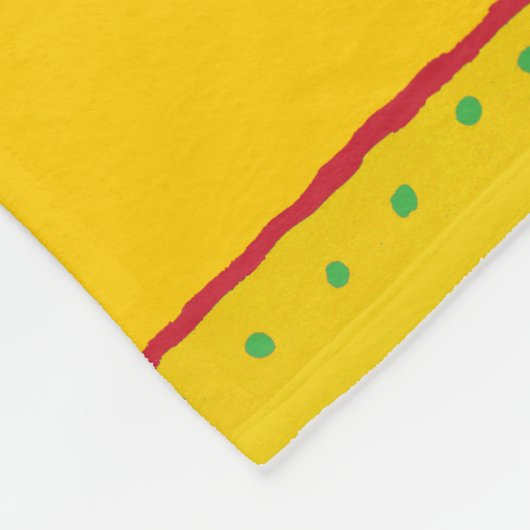 Maisy en boekenplank fleece deken (Hoek)