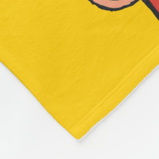 Maisy en boekenplank fleece deken (Hoek)