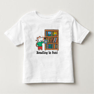 Maisy en boekenplank kinder shirts