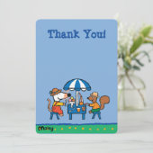 Maisy en Cyril Birthday Kaart (Staand voorkant)