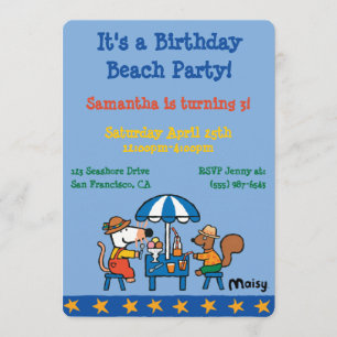 Maisy en Cyril Birthday Kaart