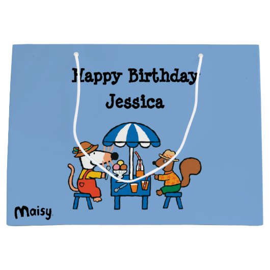 Maisy en Cyril Birthday Large Cadeautasje (Voorkant)