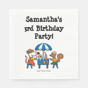 Maisy en Cyril Birthday Servet