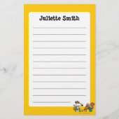 Maisy en Cyril bouwen een Zand Castle Briefpapier (Voorkant)