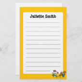 Maisy en Cyril bouwen een Zand Castle Briefpapier (Voorkant / Achterkant)