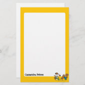 Maisy en Cyril bouwen een Zand Castle Briefpapier (Voorkant / Achterkant)