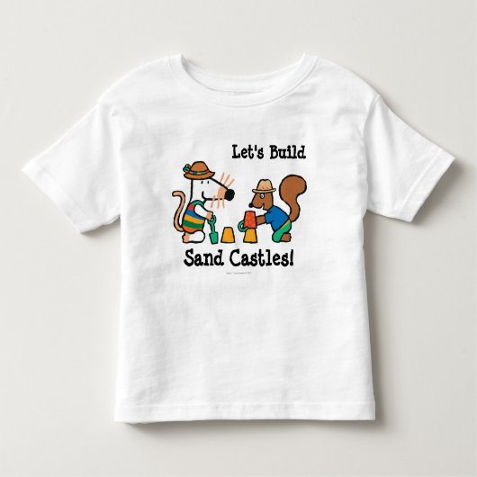 Maisy en Cyril bouwen een Zand Castle Kinder Shirts (Voorkant)