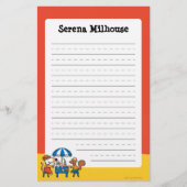 Maisy en Cyril Snacktime in het strand Briefpapier (Voorkant)