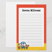 Maisy en Cyril Snacktime in het strand Briefpapier (Voorkant / Achterkant)