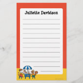 Maisy en Cyril Snacktime in het strand Briefpapier (Voorkant)