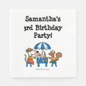 Maisy en Cyril Verjaardag Servet (Voorkant)