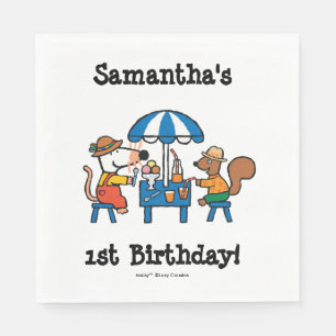 Maisy en Cyril Verjaardag Servetten