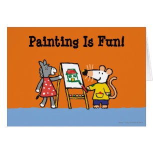 Maisy en Dotty Paint op Preschool