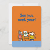 Maisy en Dotty Paint op Preschool Bedankkaart (Achterkant)