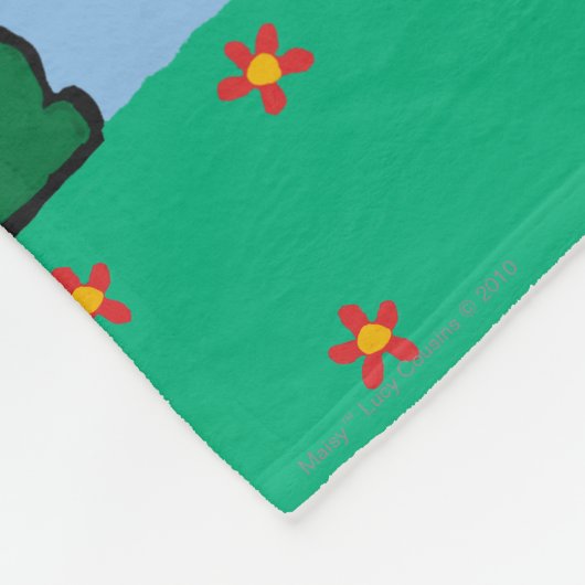 Maisy en Dotty Seesaw op de speelplaats Fleece Deken (Hoek)