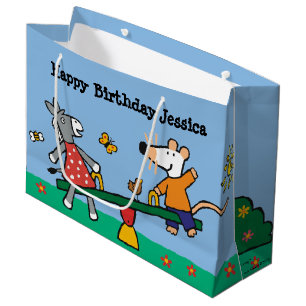 Maisy en Dotty Seesaw op de speelplaats Large Cadeautasje