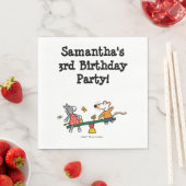 Maisy en Dotty Seesaw op de speelplaats Servet (Insitu)