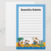 Maisy en Friends bij de Beach Briefpapier (Voorkant / Achterkant)