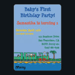 Maisy en Friends Birthday Kaart<br><div class="desc">Alles aan boord! Maisy en haar vele diervrienden rijden op een groene en rode trein in dit Lucy Cousins afbeelding uit de Maisy-titel "Maisy Goes on Vacation", gepubliceerd door Candlewick Press. De schattige kattengeleider draagt een blauw en geel geleiderpak. Maisy en Cyril delen een treinwagen met een paar van hun...</div>