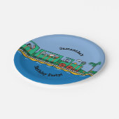 Maisy en Friends Birthday Papieren Bordje (Gekanteld)